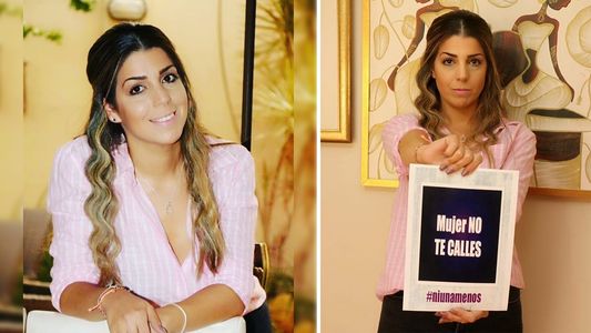 Esposa de Iván González apoya campaña contra la violencia de género