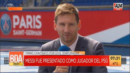 Messi: Tener amigos en el PSG hizo más fácil tomar la decisión de venir