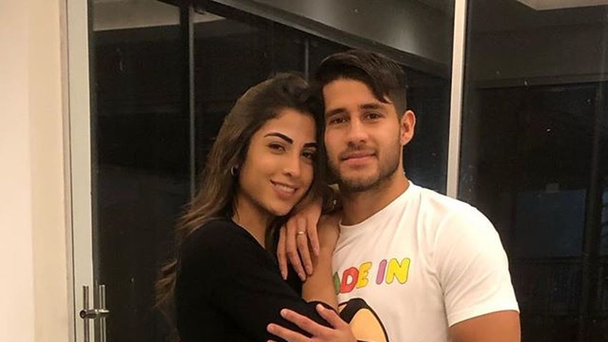 Iván Torres y su esposa