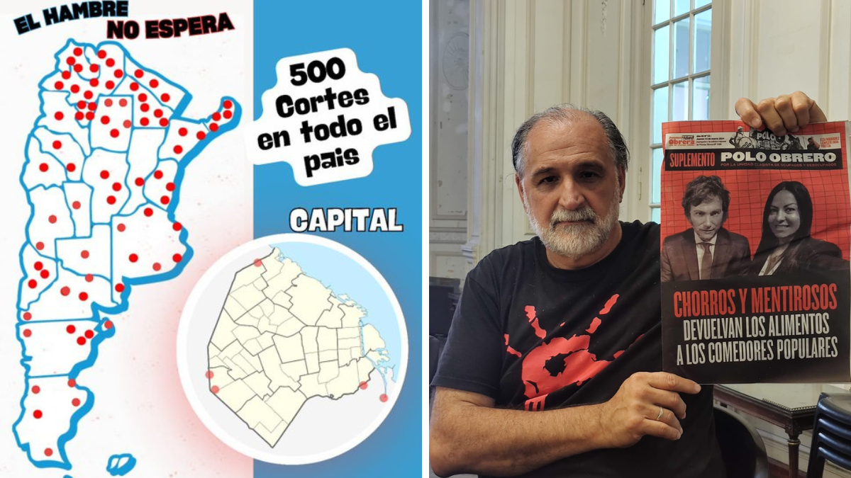 El referente del Polo Obraro Eduardo Belliboni fomentó la semana pasada el piquetazo nacional (Foto: 