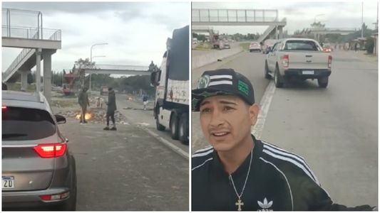 Peaje clandestino: grabó cómo extorsionaban a los conductores y paralizaban una autopista