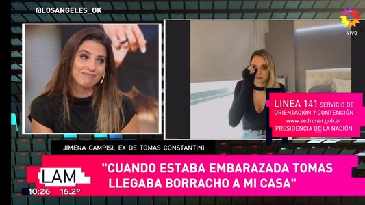 Fuerte relato de Jimena Campisi sobre su separación de Tomás Costantini