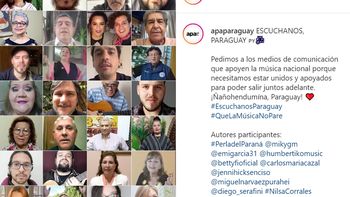 Ñañohendumína, Paraguay, piden los músicos en emotivo video