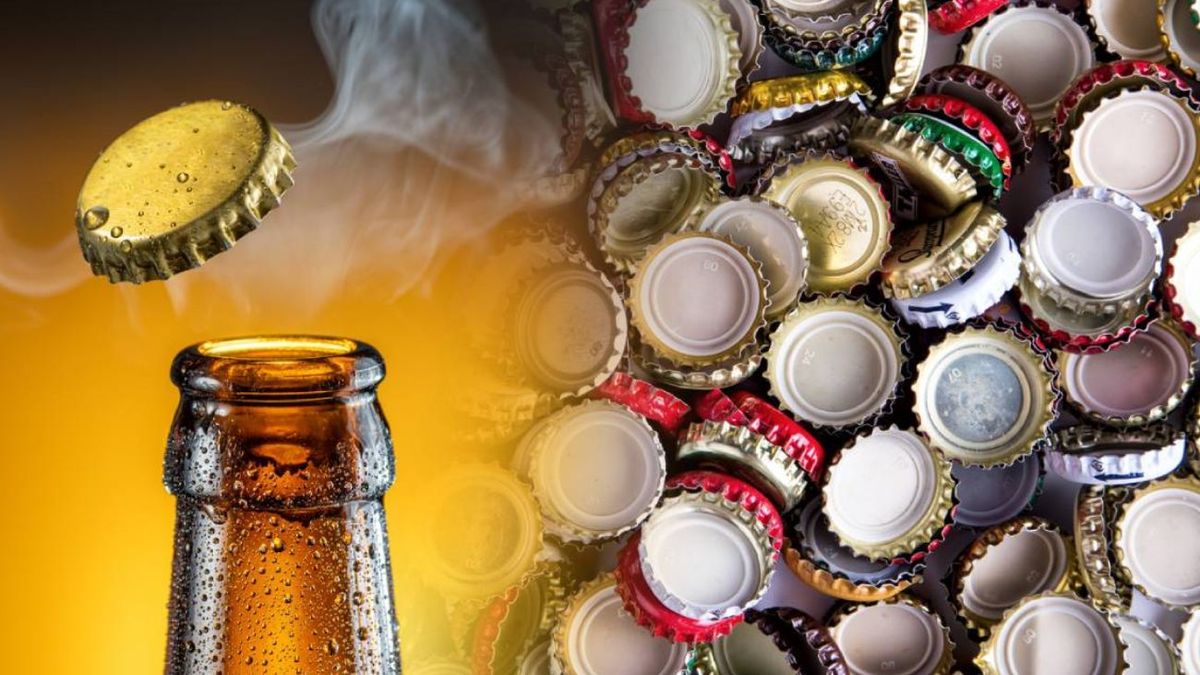 Si tenés tapas de cerveza