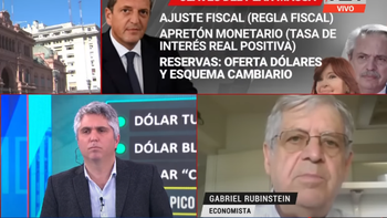 Captura del reportaje de Maximiliano Montenegro a Gabriel Rubinstein el 1 de agosto.&nbsp;