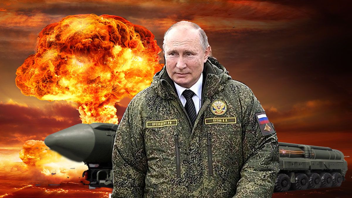Vladimir Putin cambió el protocolo nuclear ante la amenaza de los misiles norteamericanos en Ucrania. (Foto: A24.com)