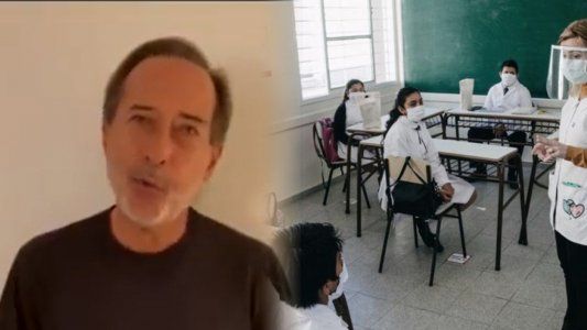 Guillermo Francella pidió clases presenciales