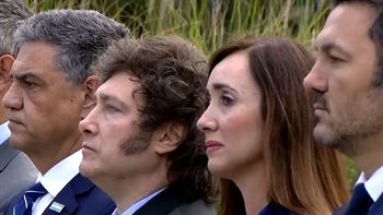 Milei y Villarruel encabezan el acto central a 42 años de Malvinas (Foto: captura)