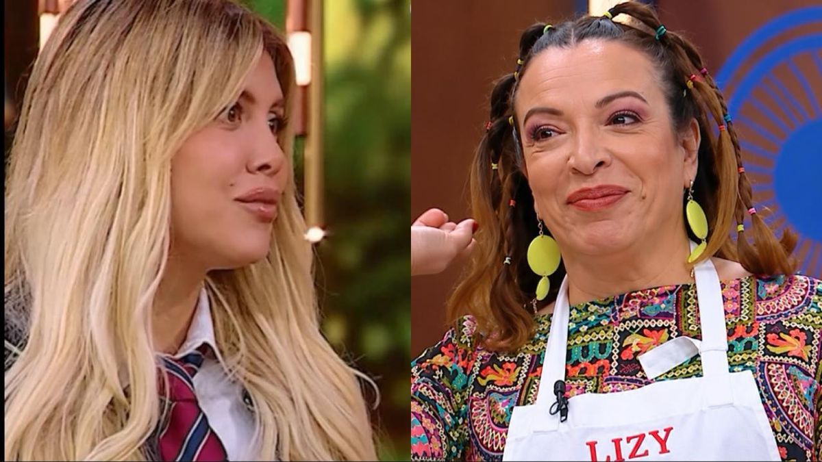wanda nara y lizy tagliani masterchef celebrity