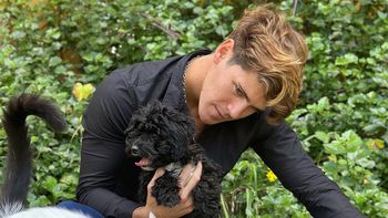 Las tiernas fotos del reencuentro de Marcos Ginocchio de Gran Hermano 2022 con su perra Morita