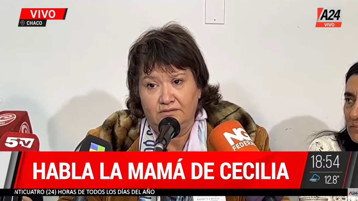 La madre de Cecilia Strzyzowski habl tras reconocer los objetos