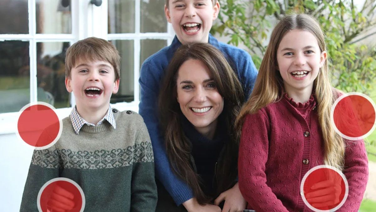 El "photogate". La foto editada en medio de la incertidumbre por el estado de salud de Kate Middleton (Foto: archivo).