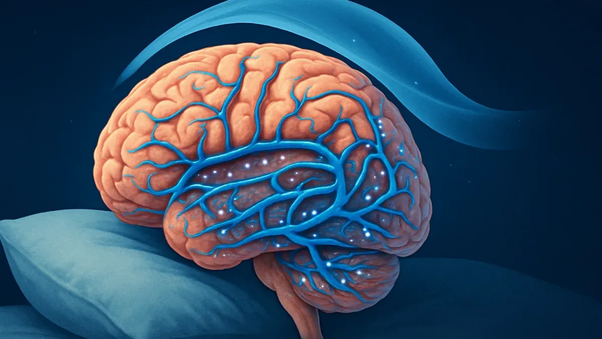 Qué es el sistema glinfático y por qué el sueño profundo ayuda al cerebro a eliminar desechos. (Imagen ilustrativa)