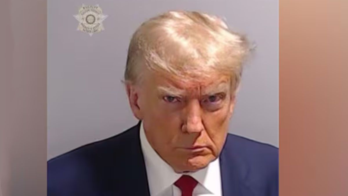 La foto de Donald Trump, fichado por la justicia del estado de Georgia. (Foto: Archivo)
