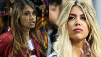 Antonela Roccuzzo y Wanda Nara coincidieron por primera vez en el estadio del PSG