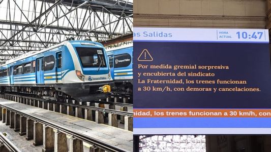 Segundo día de caos y demoras en los trenes por una medida gremial que limita la velocidad: cuál es el reclamo