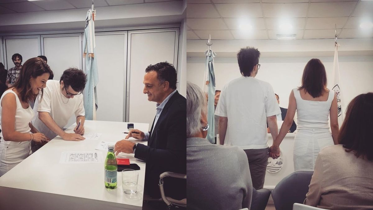 Martina Soto Pose se casaron este 21 de diciembre de 2022 en el Registro Civil de Belgrano.&nbsp;