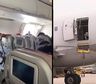 Un pasajero abrió la puerta de un avión en pleno vuelo y generó pánico y heridos