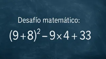 Desafío Matemático: esta cuenta con signos desafía tu lectura de signos