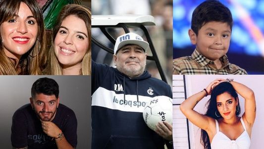 Los hijos de Diego Maradona