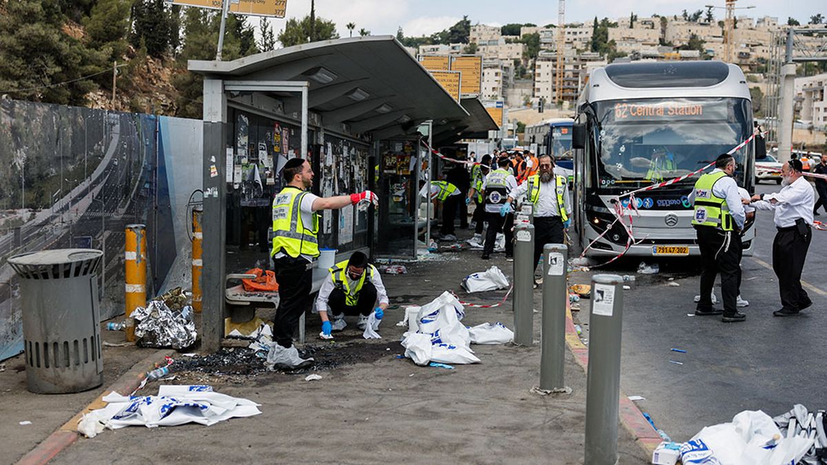 Seis personas muertas por un ataque en una para de colectivo en la zona norte de Israel.(foto: Reuters)