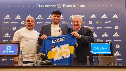 Boca presentó a Bruno Valdez: Vine por el deseo de jugar en un club tan grande