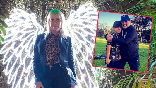 La reacción de Claudia Villafañe tras el encuentro de Diego Maradona con su nieto Benjamín