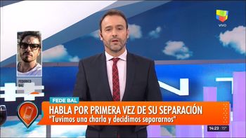 Fede Bal: No estoy saliendo con Sol Pérez y quiero que dejen tranquila a Laurita