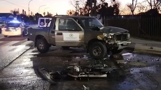 iba al trabajo en moto y terminó envuelto en llamas: el video de la tragedia de Heber Torres