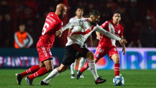 Superliga: River rescató un empate ante Argentinos, fue 1-1 en La Paternal y aún no pudo ganar esta temporada