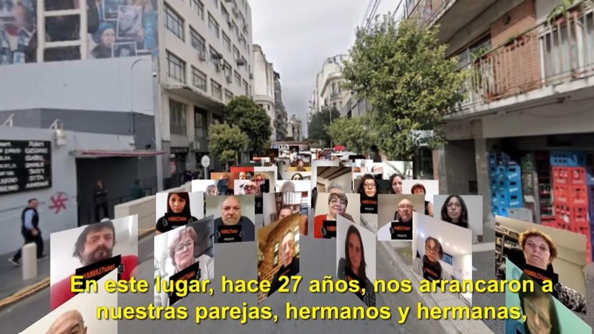 Parte de la conmemoración virtual realizada el viernes