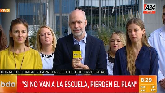Horacio Rodríguez Larreta confirmó que el PRO tendrá un solo candidato en la Ciudad