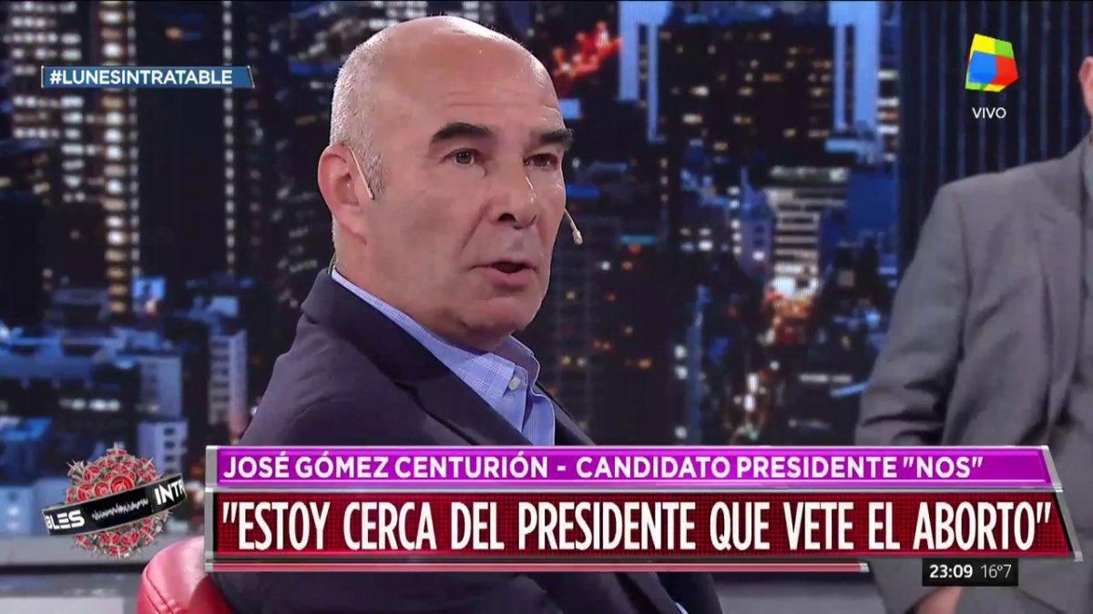 Gómez Centurión: Estaría bueno que Macri aumente su caudal de votos, pero la solución no es que me baje