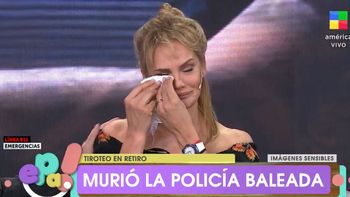 El desgarrador llanto de Eliana Guercio tras enterarse en vivo de la muerte de la policía baleada en Retiro