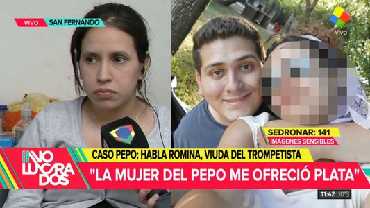 Romina, la viuda del trompetista: La mujer del Pepo me ofreció plata