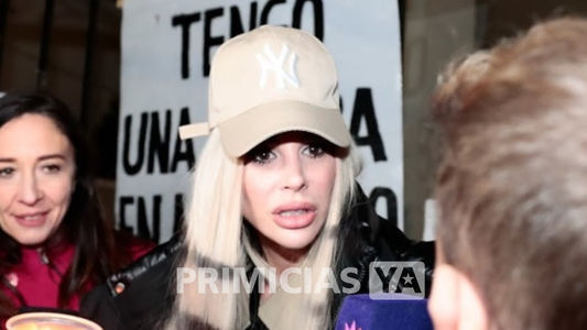 Stefy Xipolitakis realizó una dramática confesión en medio de la marcha contra Lotocki