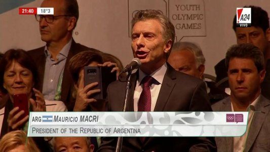 Las palabras de Mauricio Macri que dejaron inaugurados oficialmente los Juegos