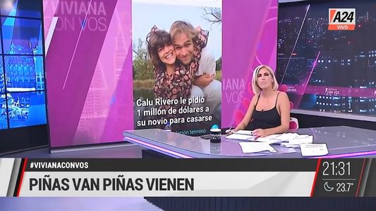 Viviana Canosa volvió a atender a Calu Rivero: Es pañuelo verde, militó a favor del aborto y admira a María Magdalena