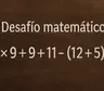 Desafío matemático: ¿en cuánto tiempo lográs resolverlo?