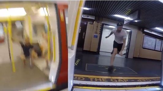 Increíble proeza en el subte: se bajó del tren, corrió hasta la próxima estación y se subió al mismo tren