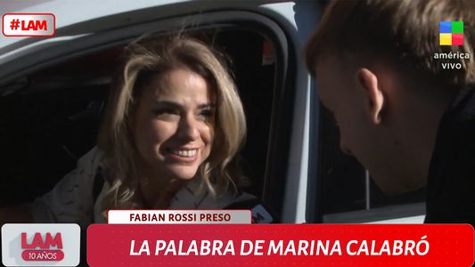 La palabra de Marina Calabró tras la detención de Fabián Rossi: Le prometí a Iliana...