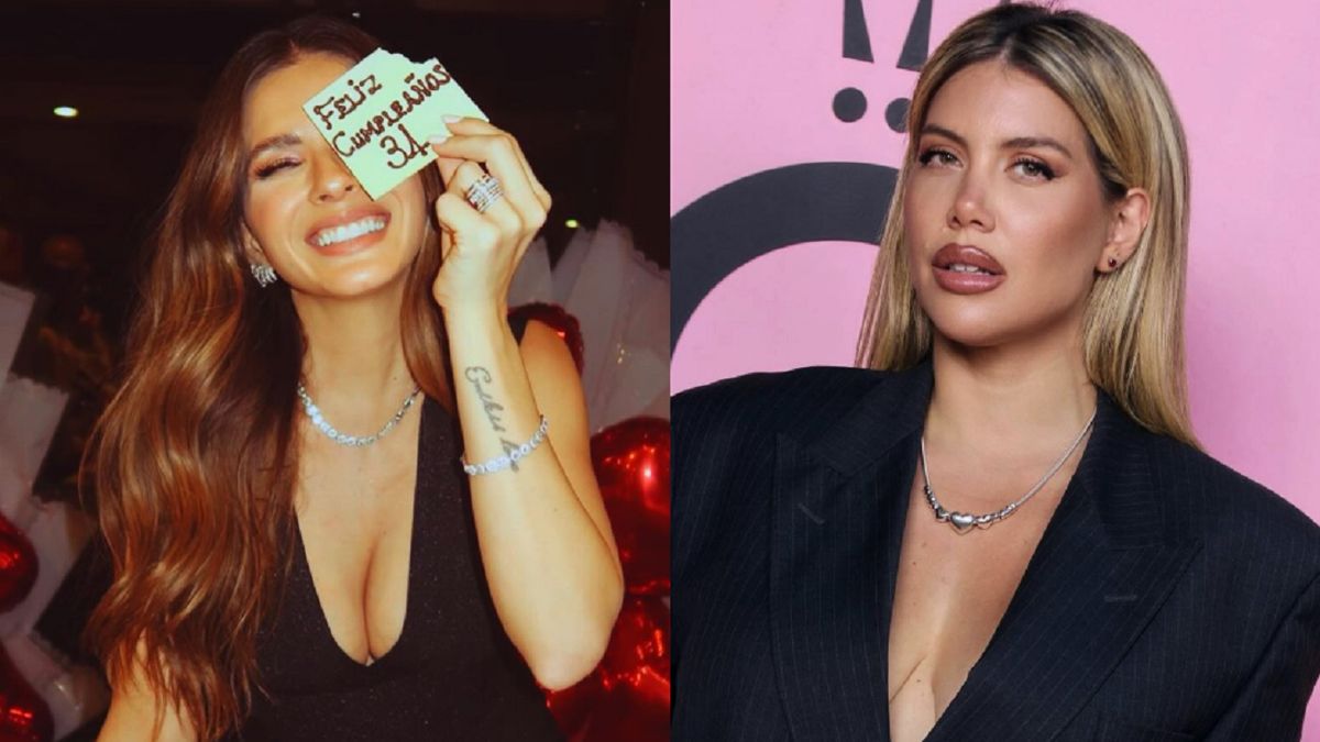 El filoso posteo de la China Suárez que revela si el vestido de su cumpleaños era o no de Wanda Nara