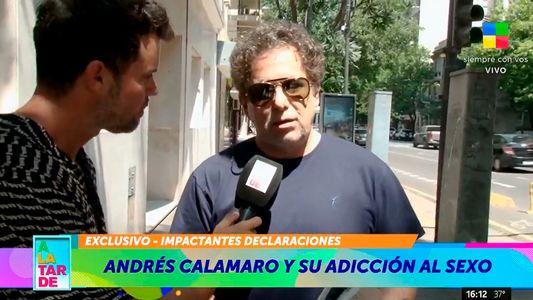La fuerte confesión de Andrés Calamaro: Soy adicto al sexo