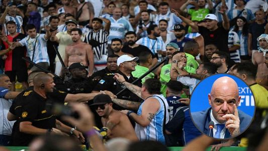 La Conmebol responsabilizó a la FIFA por la represión a los hinchas argentinos en el Maracaná: la respuesta de Infantino
