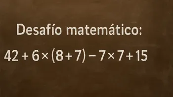 La regla esencial para resolver este desafío matemático es conocido como PEMDAS (por sus siglas en inglés) o jerarquía de operaciones.