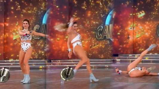 Moria Casán le pidió un dehors de ballet a Adabel Guerrero y la pirueta terminó en blooper