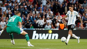 Como en el Maracaná: Di María otra vez la picó en el 2-0 de la Selección Argentina contra Italia en la Finalissima
