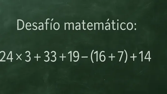 Desafío Matemático: esta operación con restas depende de el orden de la cuenta