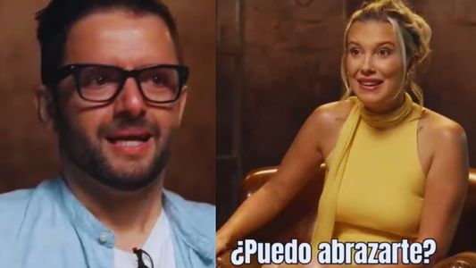 Un periodista argentino rompió en llanto en plena entrevista con Millie Bobby Brown: el video
