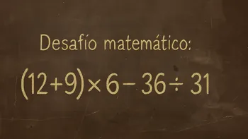 Desafío matemático: casi nadie lo resuelve antes de los 10 segundos